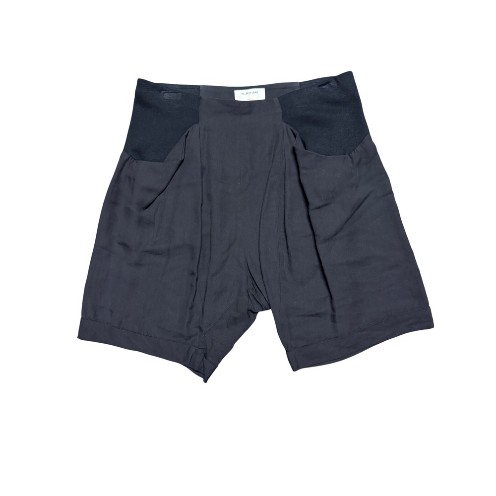 NOT FOR SALE Helmut Lang Black Alkali Cotton Modal Shorts Womens Size 4 A02HW235